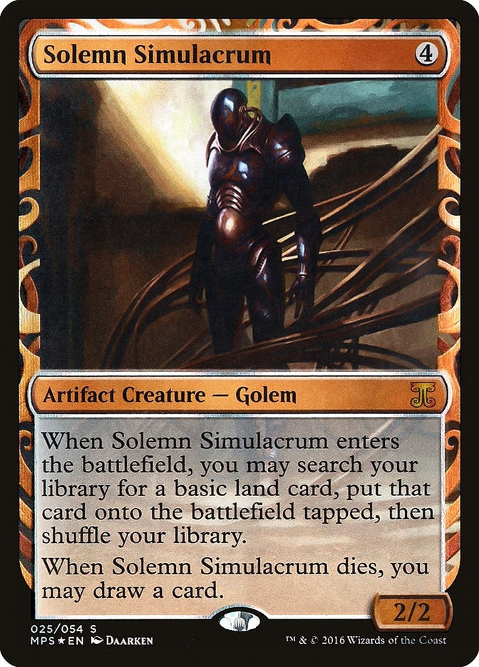Image for Solemn Simulacrum (25) (MPS) - Magic: The Gathering