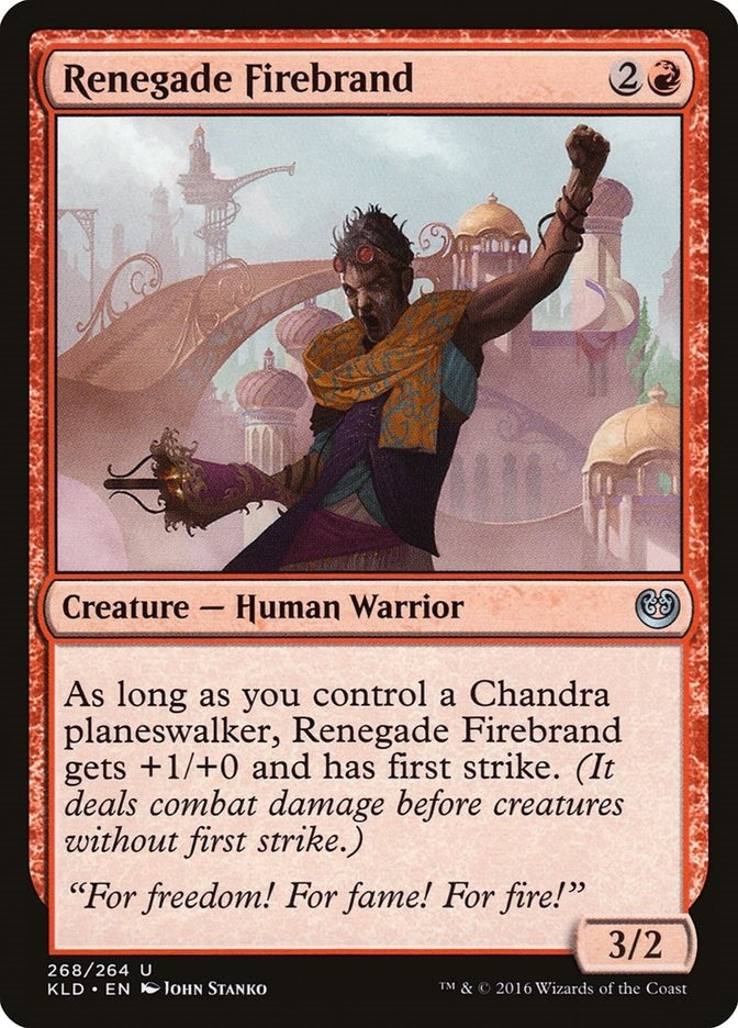 Image for Renegade Firebrand (268) (KLD) - Magic: The Gathering