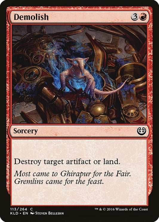 Image for Demolish (113) (KLD) - Magic: The Gathering