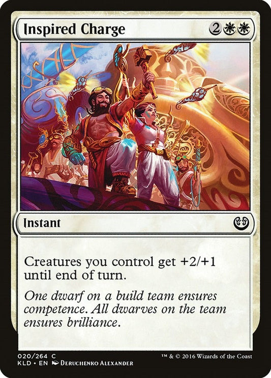 Image for Inspired Charge (20) (KLD) - Magic: The Gathering