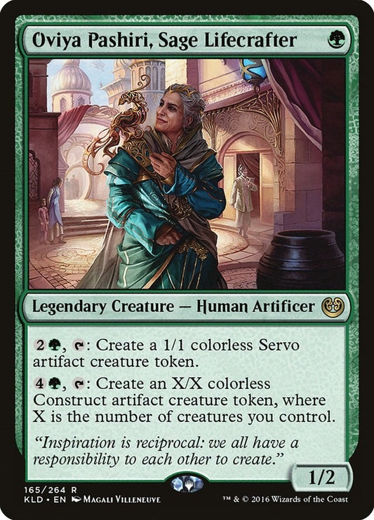 Image for Oviya Pashiri, Sage Lifecrafter (165) (KLD) - Magic: The Gathering