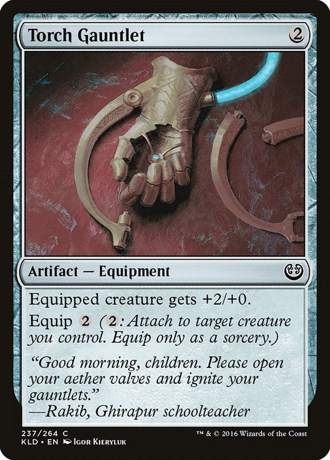 Image for Torch Gauntlet (237) (KLD) - Magic: The Gathering