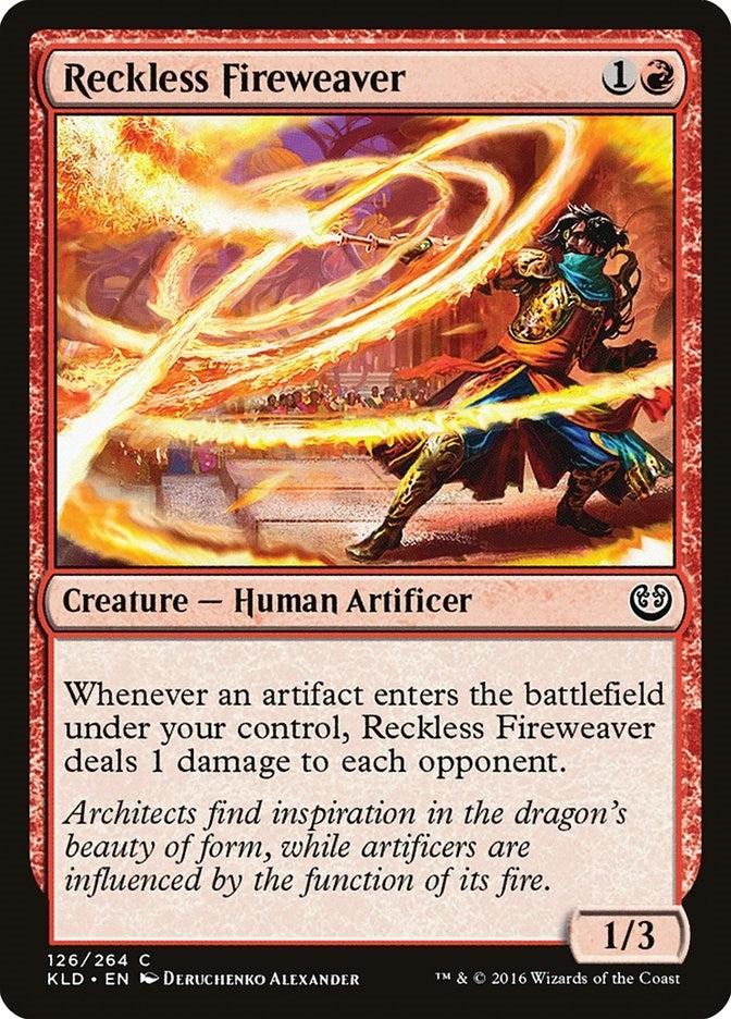 Image for Reckless Fireweaver (126) (KLD) - Magic: The Gathering
