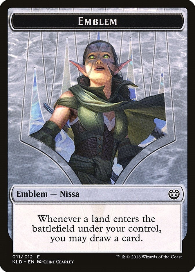 Image for Emblem - Nissa, Vital Force (11) (KLD) - Magic: The Gathering