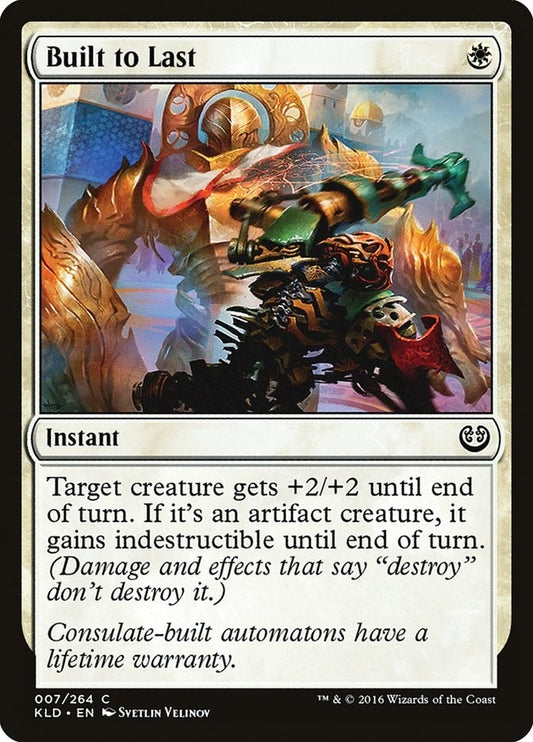 Image for Built to Last (7) (KLD) - Magic: The Gathering