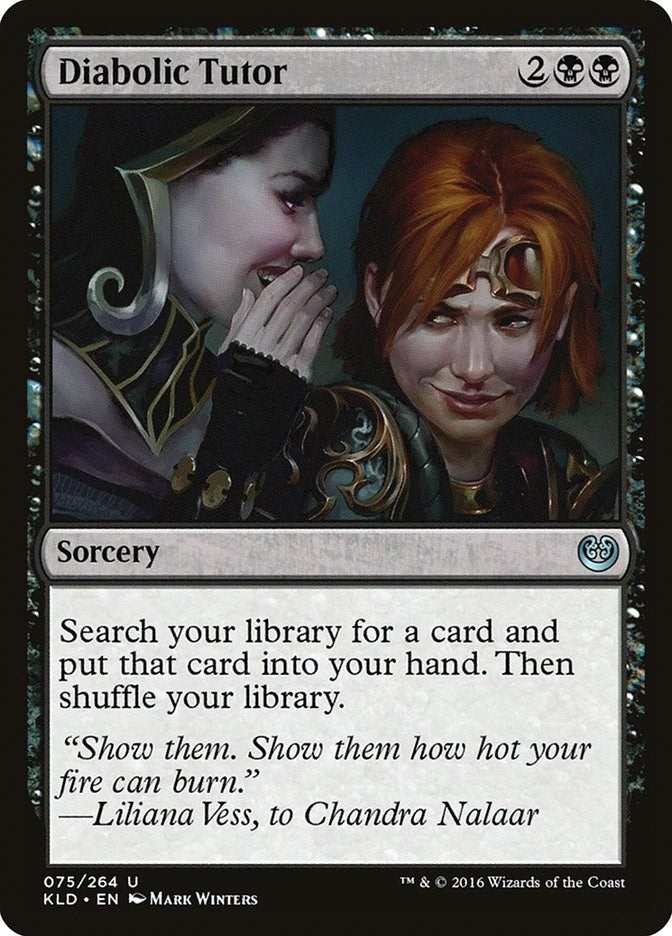Image for Diabolic Tutor (75) (KLD) - Magic: The Gathering