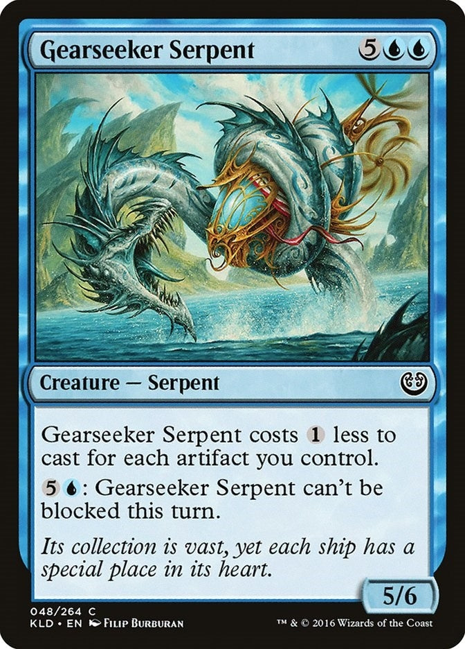 Image for Gearseeker Serpent (48) (KLD) - Magic: The Gathering