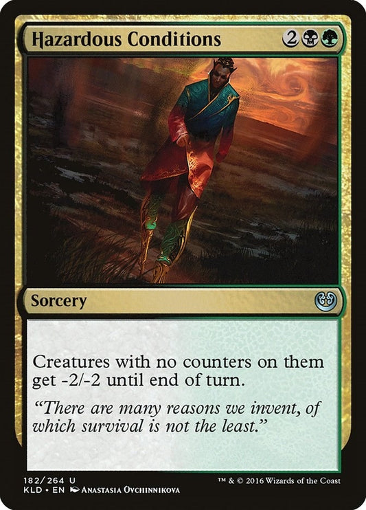 Image for Hazardous Conditions (182) (KLD) - Magic: The Gathering