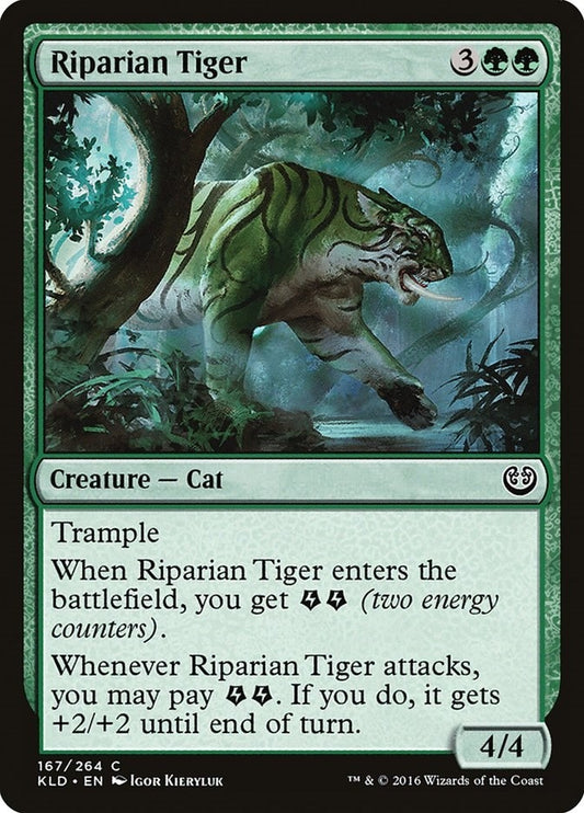 Image for Riparian Tiger (167) (KLD) - Magic: The Gathering