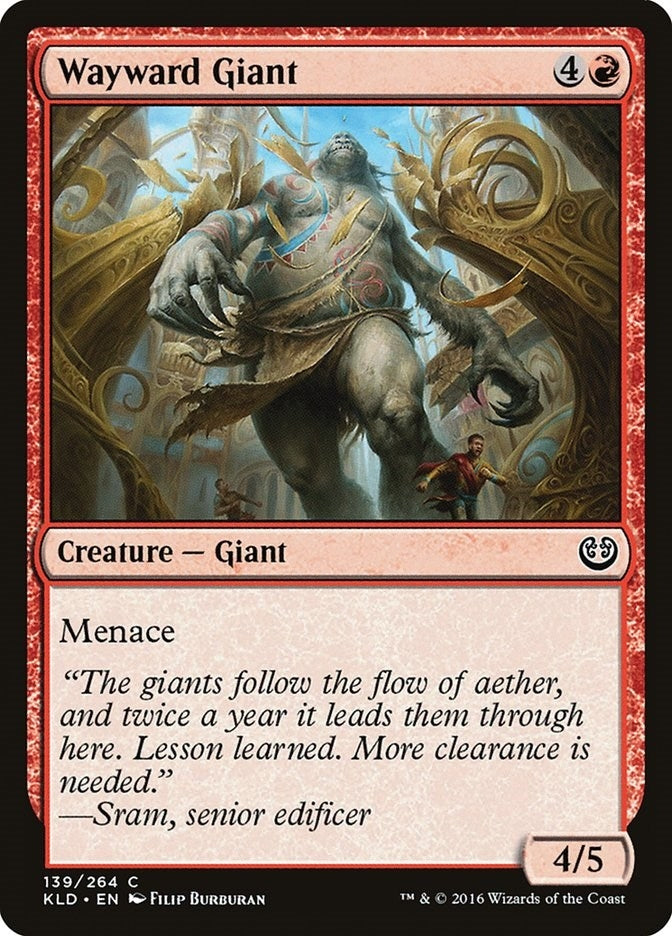 Image for Wayward Giant (139) (KLD) - Magic: The Gathering