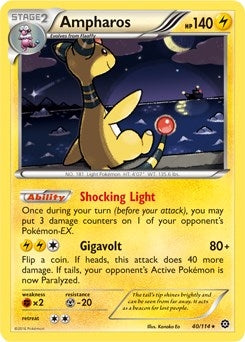 Ampharos - 40/114 (XY Steam Siege) (040/114) (PR)