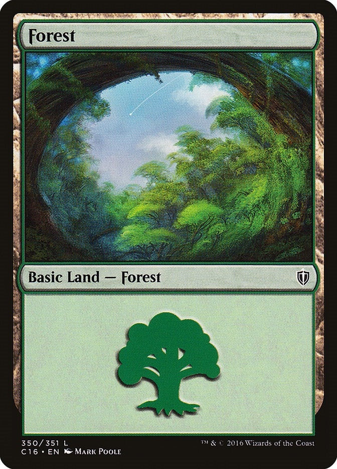 Image for Forest (350) (350) (C16) - Magic: The Gathering