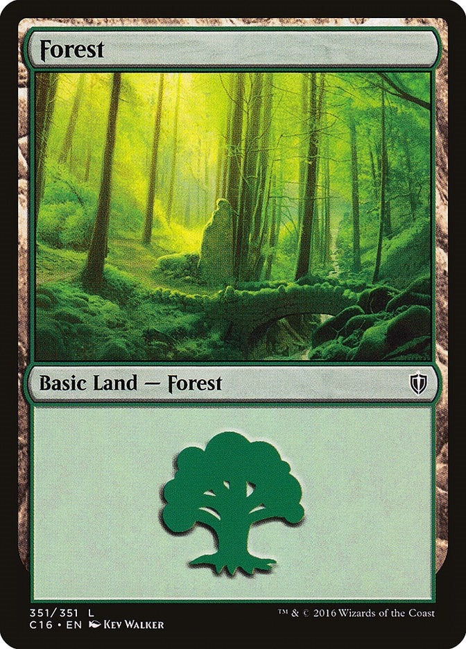 Image for Forest (351) (351) (C16) - Magic: The Gathering