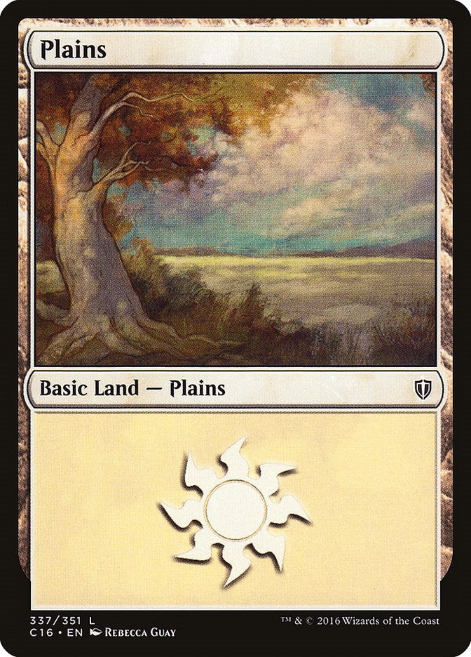 Image for Plains (337) (337) (C16) - Magic: The Gathering