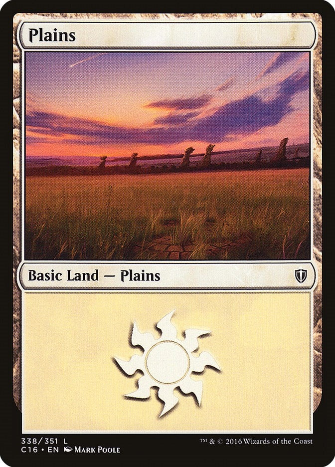 Image for Plains (338) (338) (C16) - Magic: The Gathering