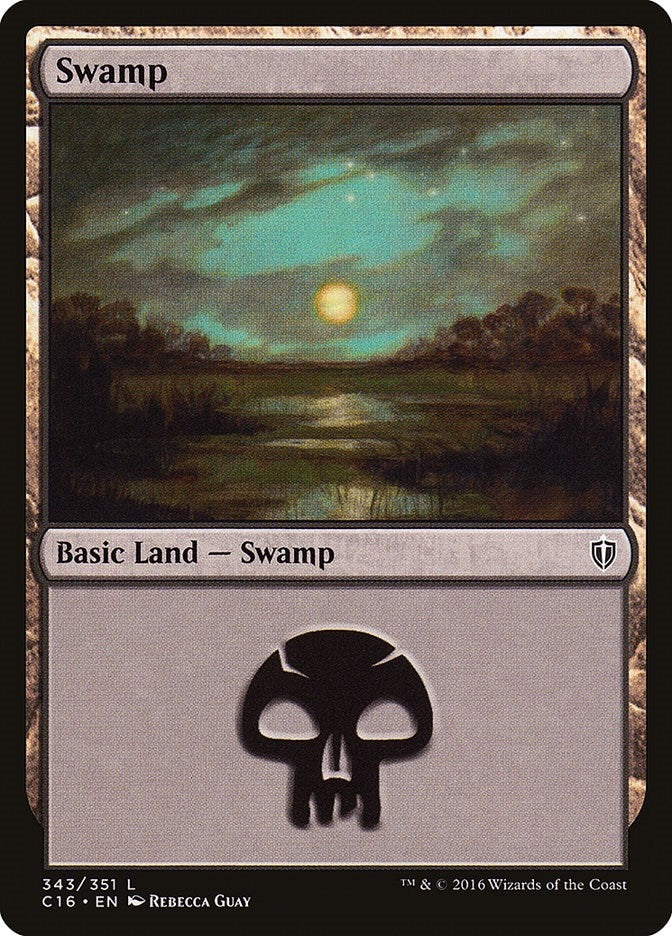 Image for Swamp (343) (343) (C16) - Magic: The Gathering