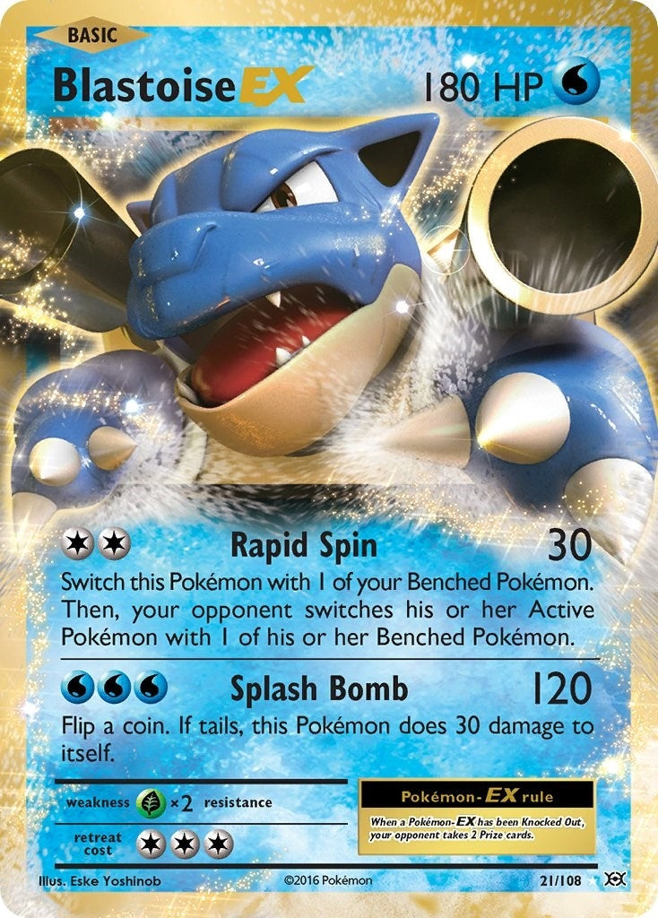 Blastoise EX (21/108) (EVO)