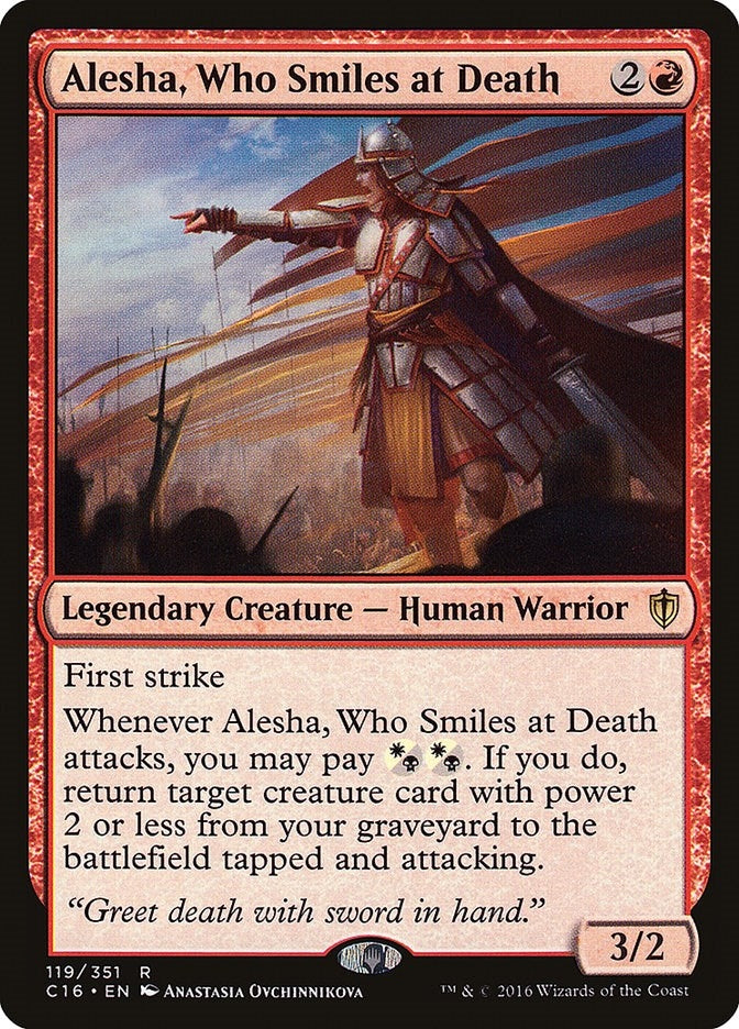 Alesha, Who Smiles at Death (119) (C16)