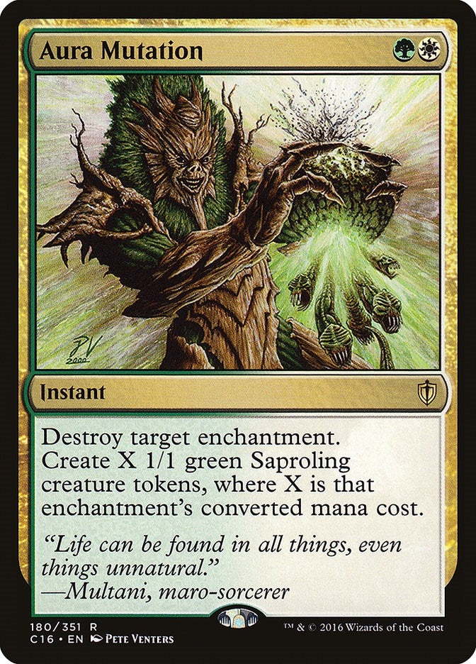 Image for Aura Mutation (180) (C16) - Magic: The Gathering