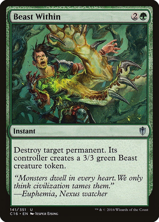 Image for Beast Within (141) (C16) - Magic: The Gathering