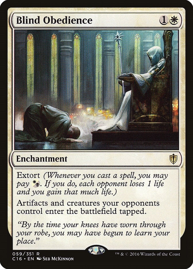 Image for Blind Obedience (59) (C16) - Magic: The Gathering