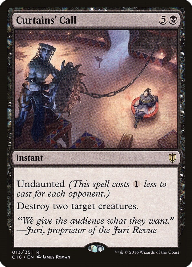 Image for Curtains' Call (13) (C16) - Magic: The Gathering