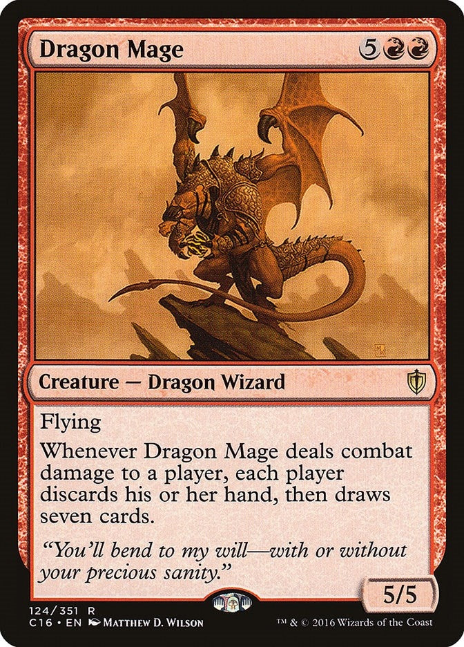 Image for Dragon Mage (124) (C16) - Magic: The Gathering