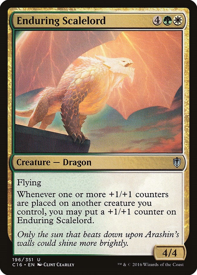 Image for Enduring Scalelord (196) (C16) - Magic: The Gathering