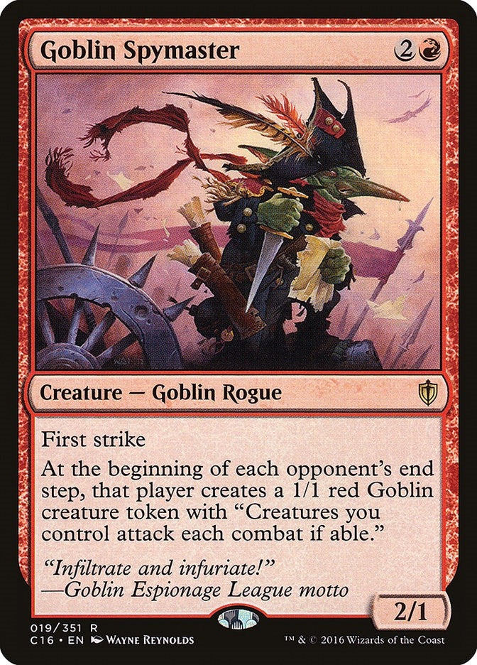 Image for Goblin Spymaster (19) (C16) - Magic: The Gathering