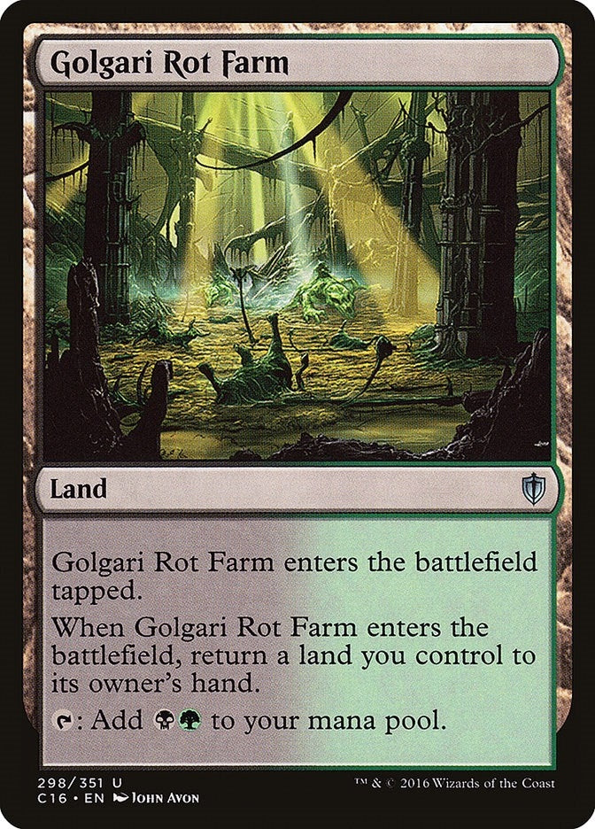 Image for Golgari Rot Farm (298) (C16) - Magic: The Gathering