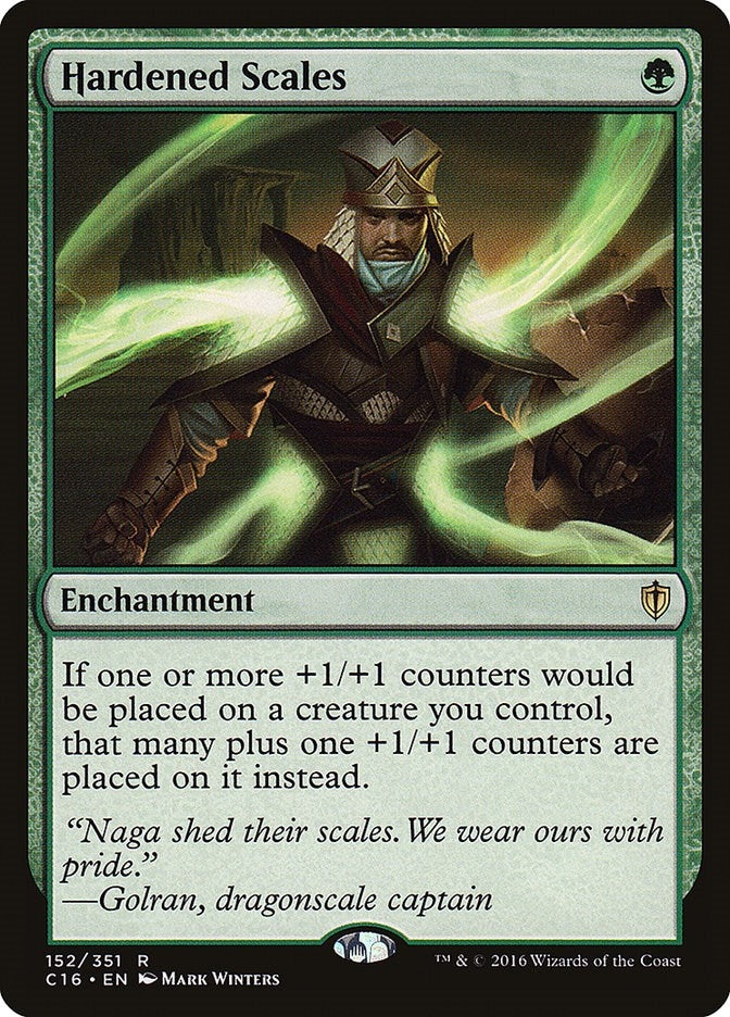 Image for Hardened Scales (152) (C16) - Magic: The Gathering