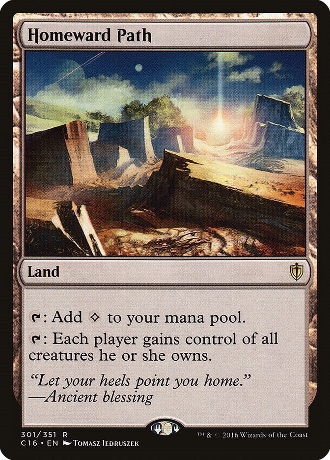 Image for Homeward Path (301) (C16) - Magic: The Gathering