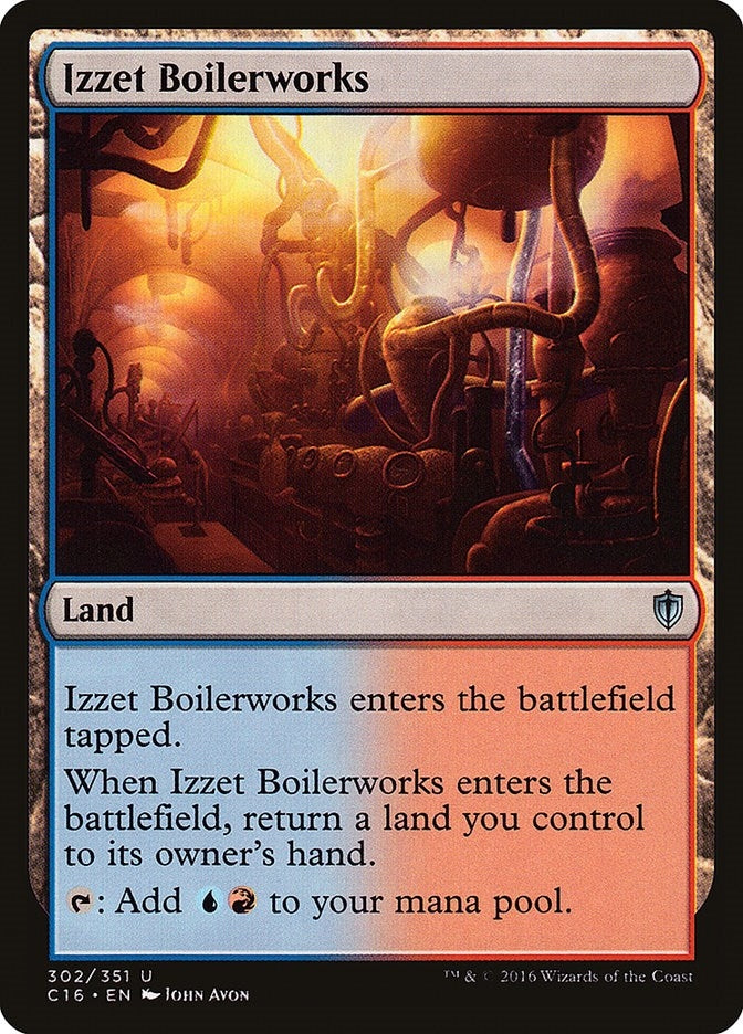 Image for Izzet Boilerworks (302) (C16) - Magic: The Gathering