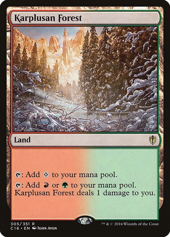 Image for Karplusan Forest (305) (C16) - Magic: The Gathering