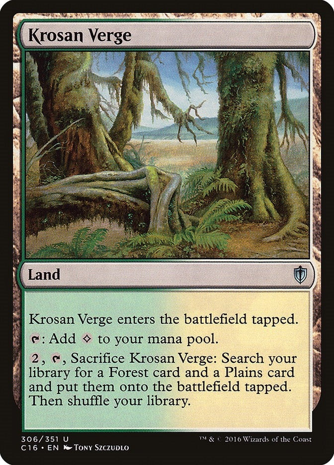 Image for Krosan Verge (306) (C16) - Magic: The Gathering