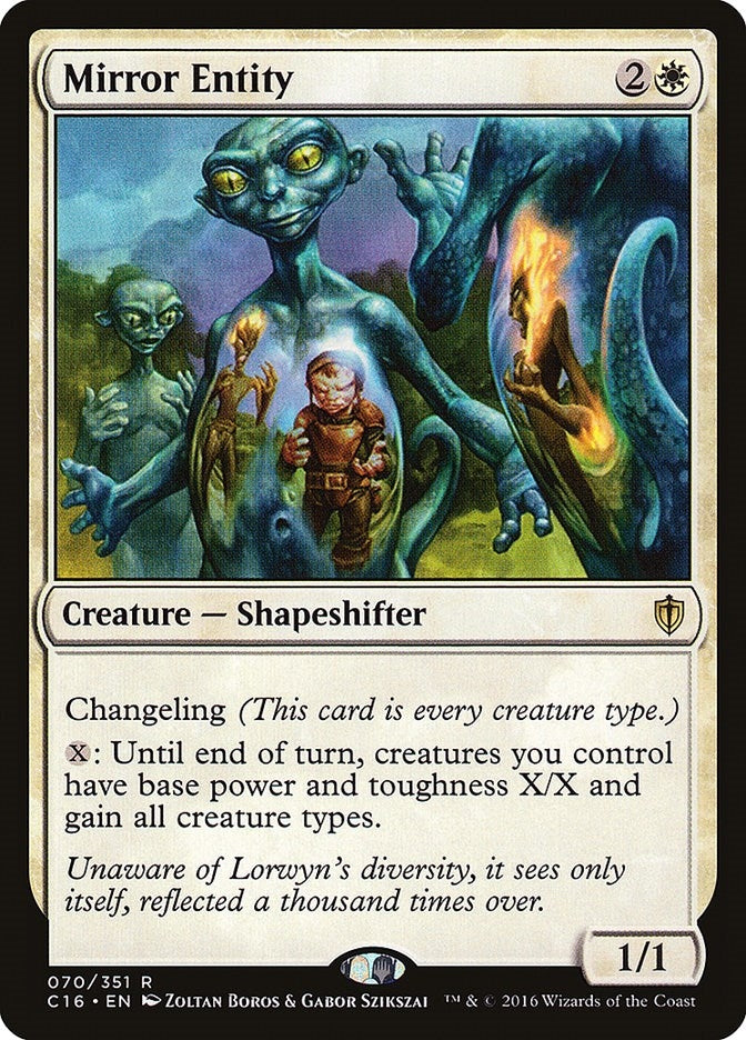 Image for Mirror Entity (70) (C16) - Magic: The Gathering