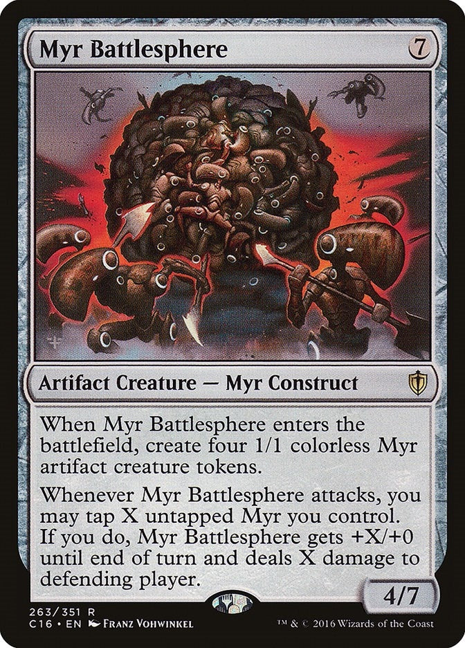 Image for Myr Battlesphere (263) (C16) - Magic: The Gathering