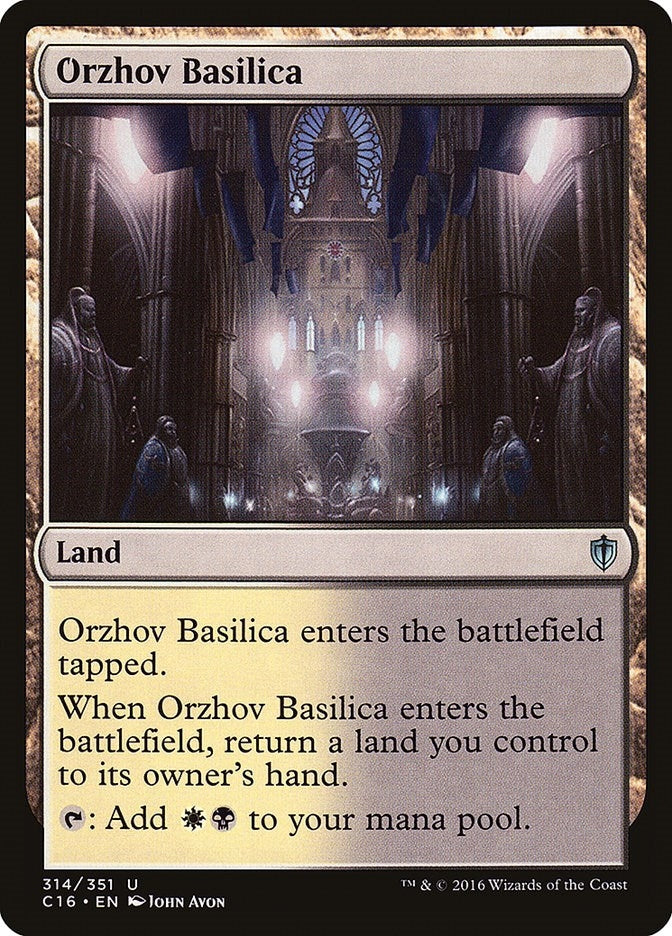 Image for Orzhov Basilica (314) (C16) - Magic: The Gathering