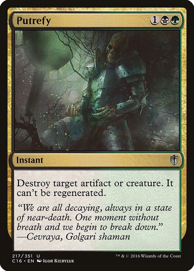 Image for Putrefy (217) (C16) - Magic: The Gathering