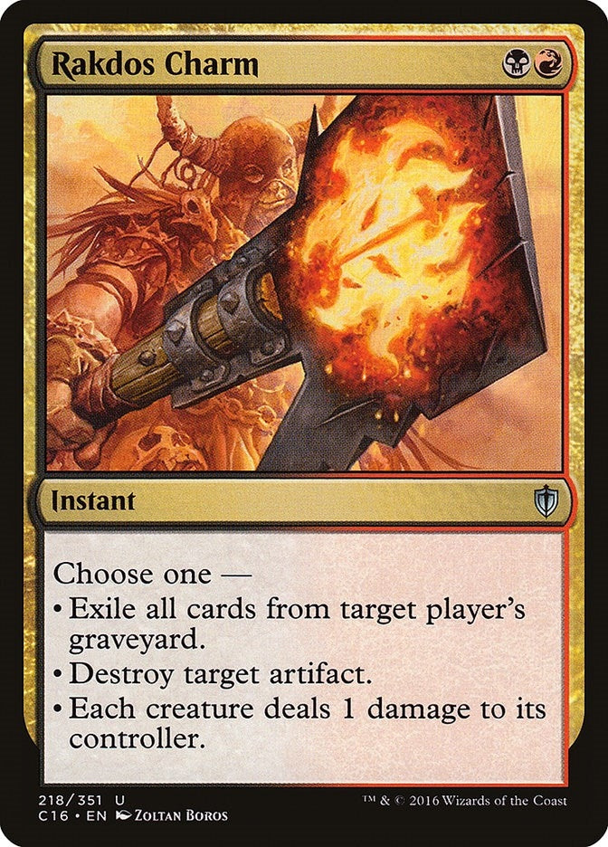 Image for Rakdos Charm (218) (C16) - Magic: The Gathering
