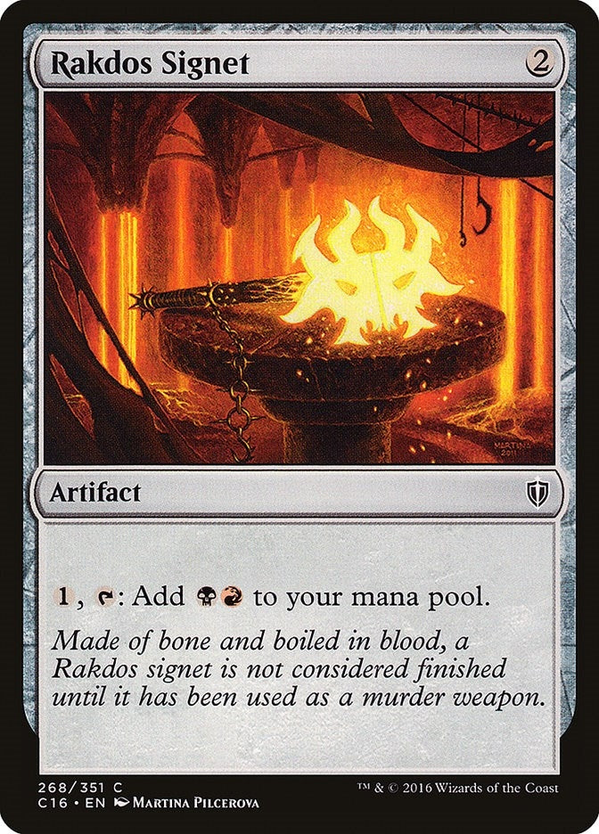 Image for Rakdos Signet (268) (C16) - Magic: The Gathering