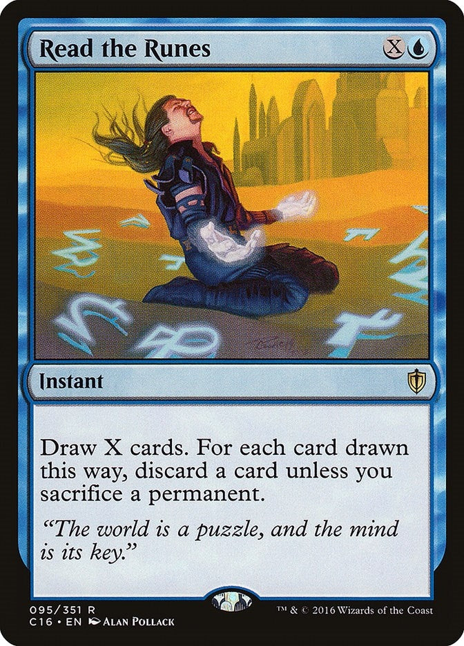 Image for Read the Runes (95) (C16) - Magic: The Gathering
