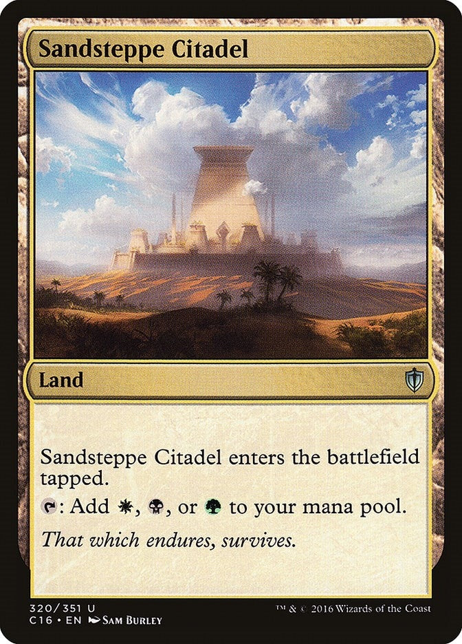 Image for Sandsteppe Citadel (320) (C16) - Magic: The Gathering