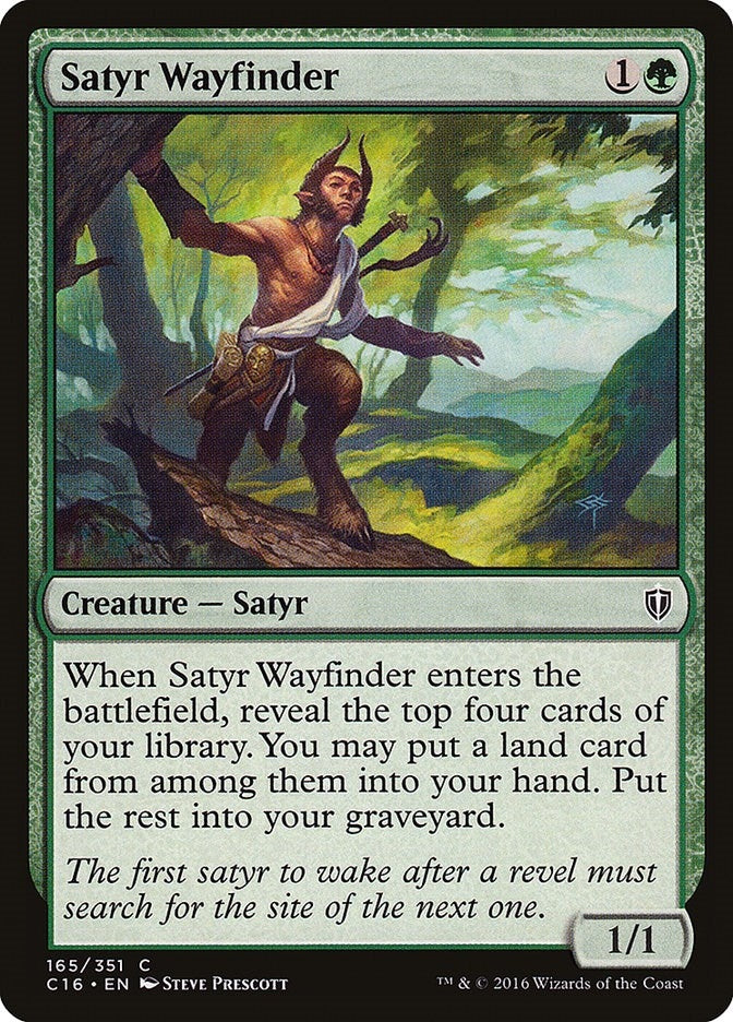 Image for Satyr Wayfinder (165) (C16) - Magic: The Gathering