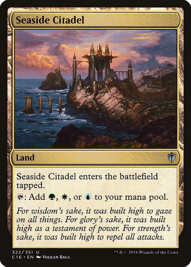 Image for Seaside Citadel (322) (C16) - Magic: The Gathering