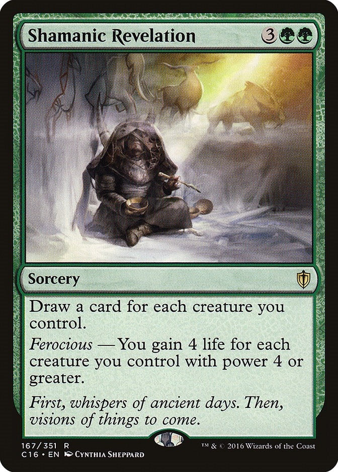 Image for Shamanic Revelation (167) (C16) - Magic: The Gathering