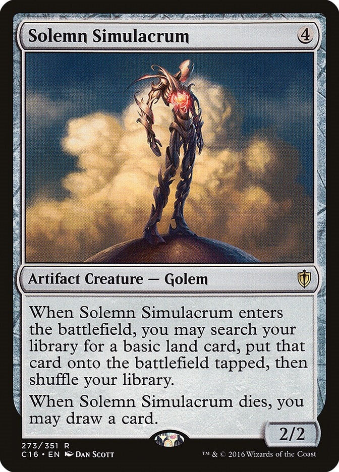 Image for Solemn Simulacrum (273) (C16) - Magic: The Gathering