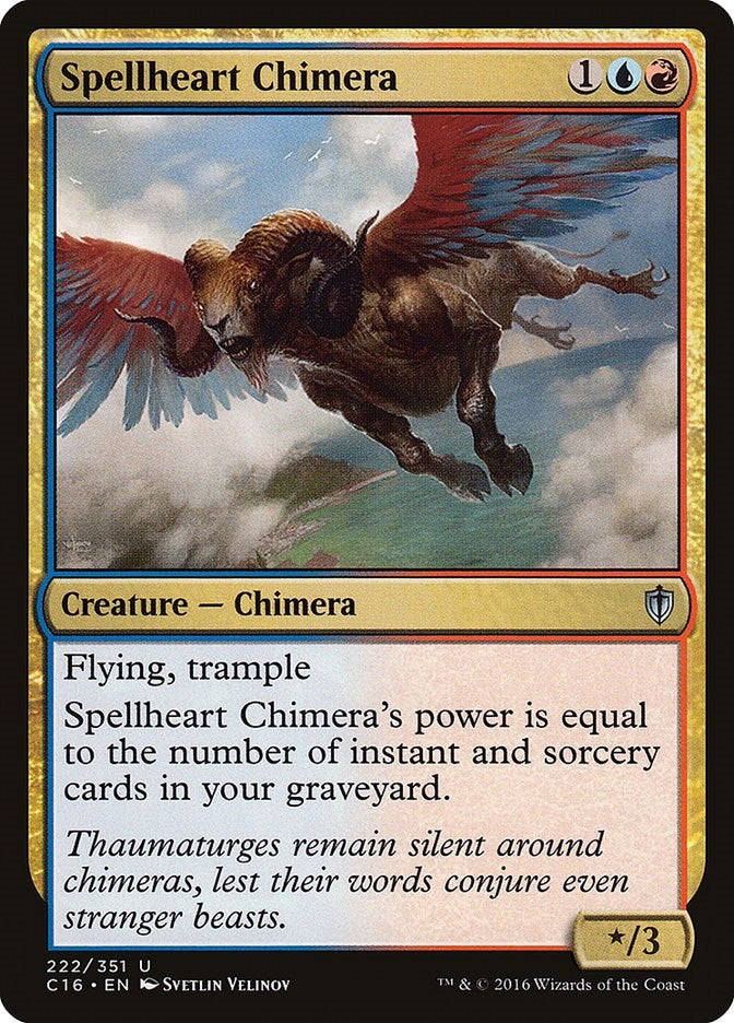 Image for Spellheart Chimera (222) (C16) - Magic: The Gathering