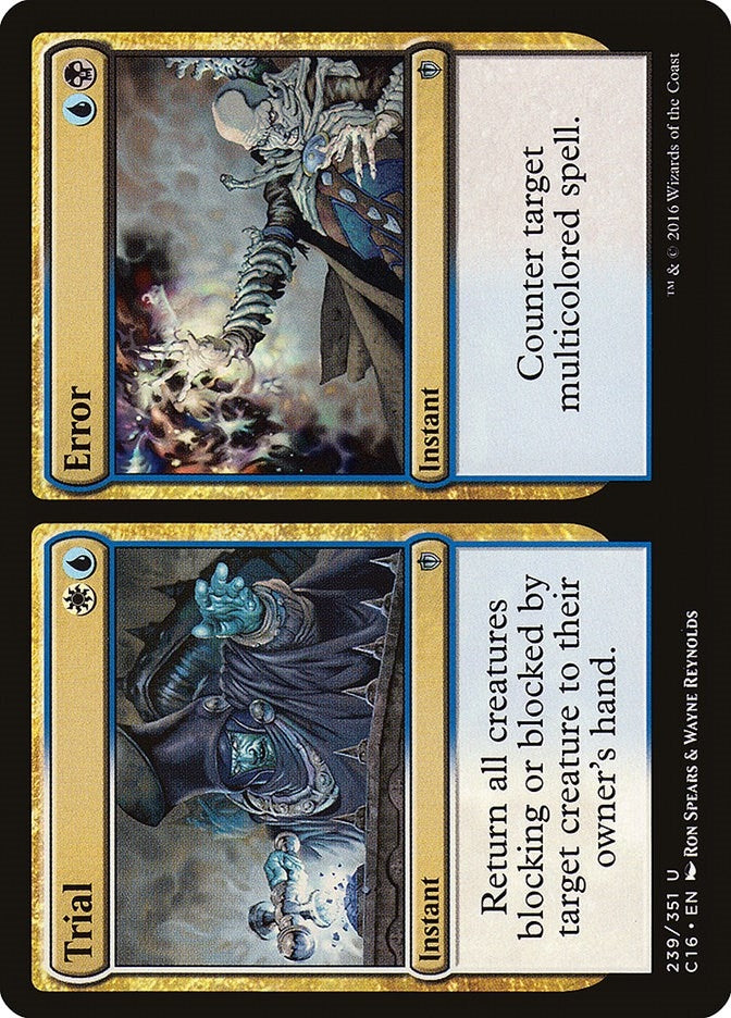 Image for Trial // Error (239) (C16) - Magic: The Gathering