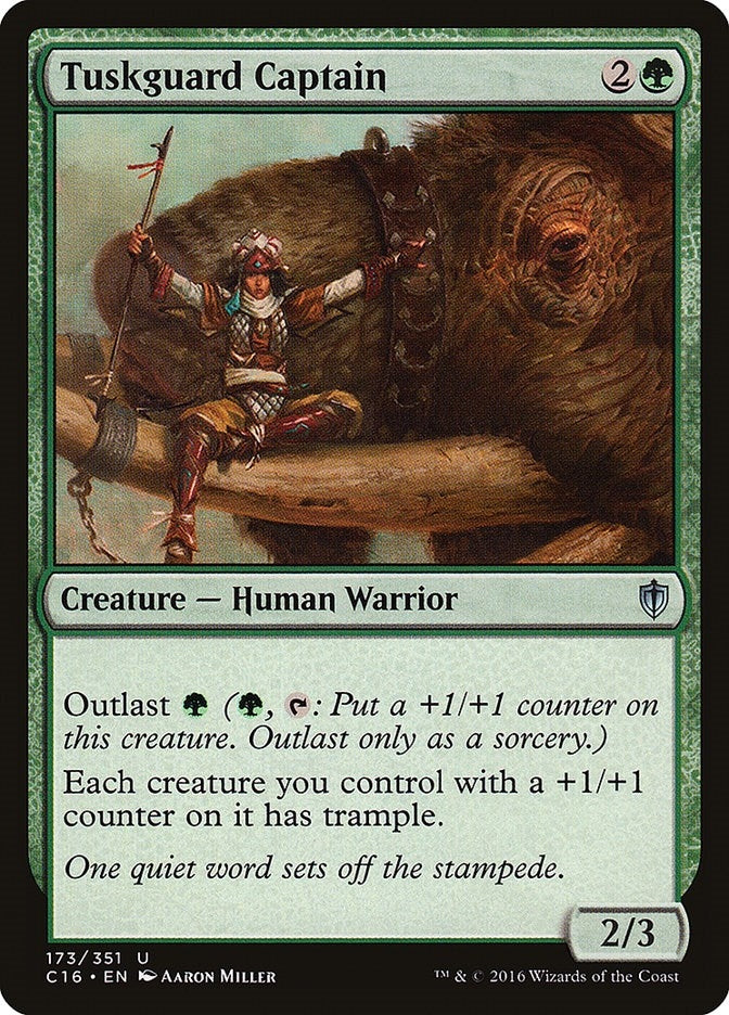 Image for Tuskguard Captain (173) (C16) - Magic: The Gathering